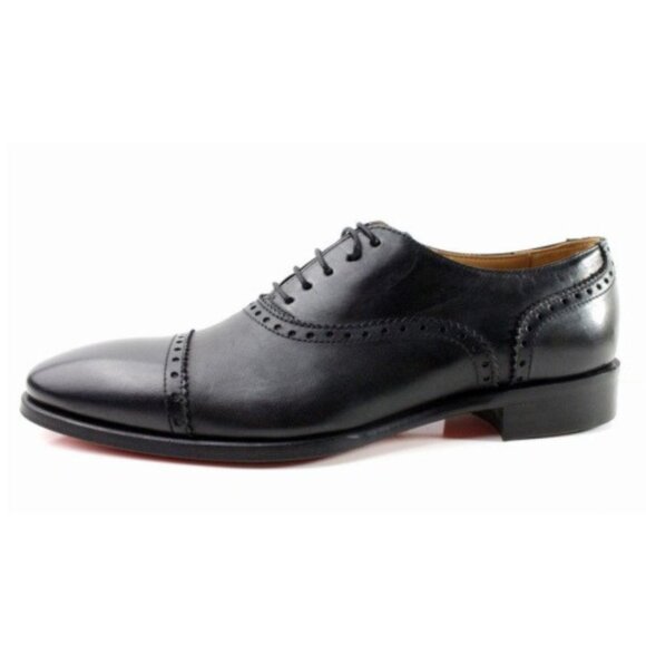 Ben Black Brogue Mens Leather Shoes main image 7
